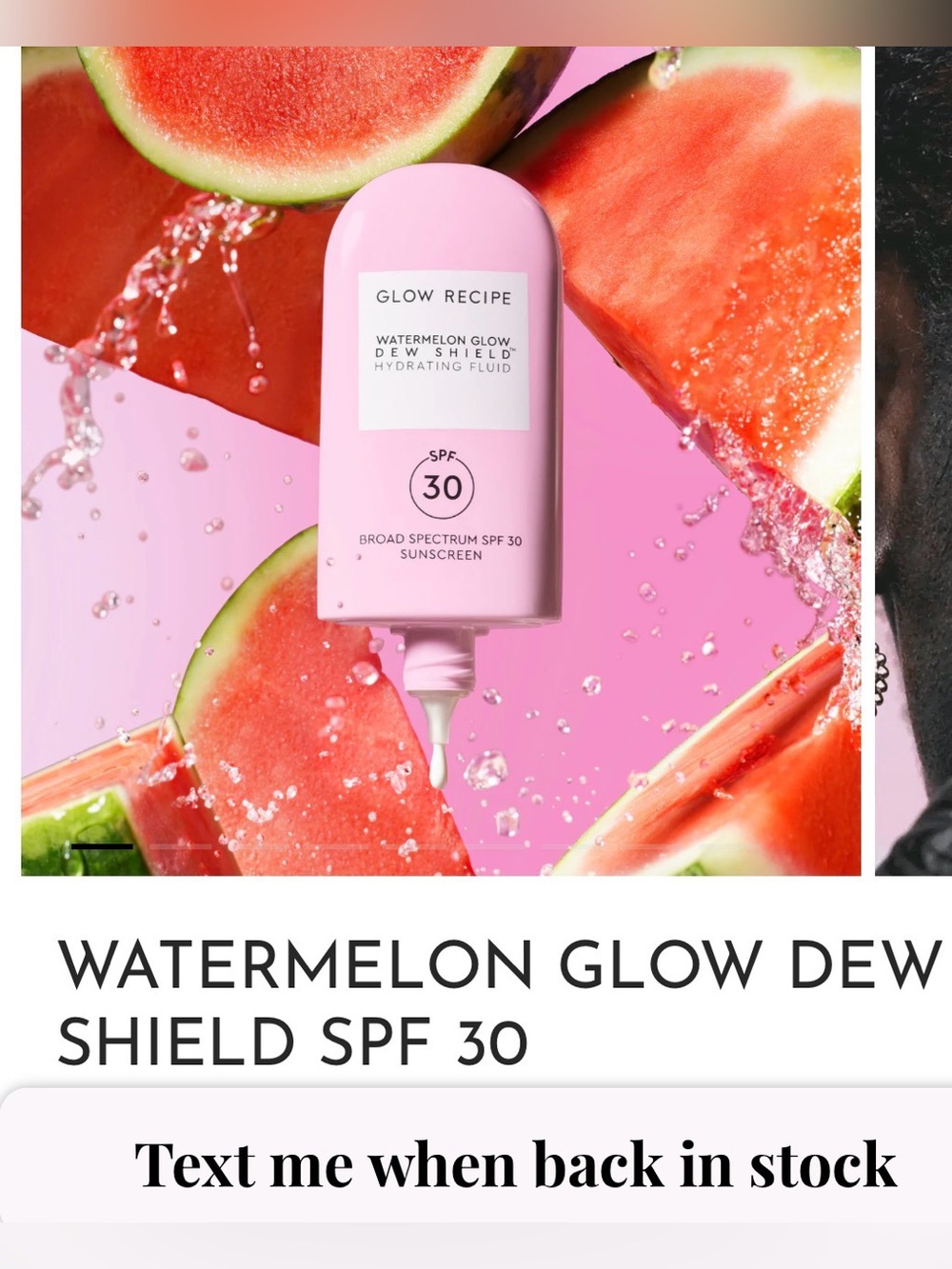 Glow Recipe Pink Watermelon Dew Shield SPF 30 Hydrating Primer